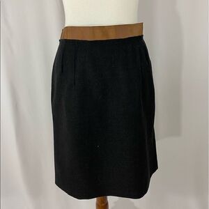 NWT Loft Black Wool Skirt